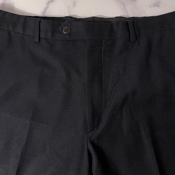 GIORGIO ARMANI Black Wool / Cashmere Trousers - Picture 8 of 12